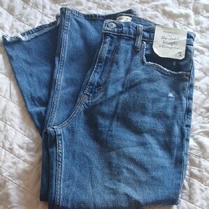 The Ankle straight Ultra High Rise Abercrombie And Fitch Size 29